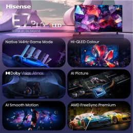 Hisense 43 '' E7S Pro | Hi-QLED Smart TV 4K 144 Hz