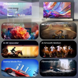 Hisense 43E7S 43" 4K Ultra HD Smart TV Wi-Fi Black 300 cd m²