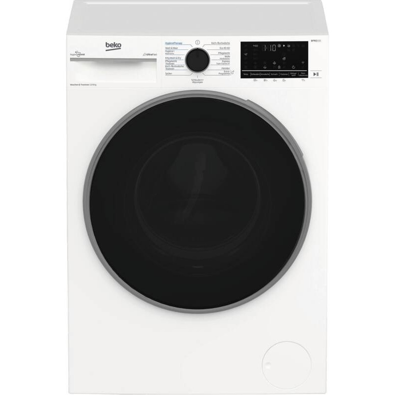 Beko B3DFT512447W lavasciuga Libera installazione Caricamento frontale Bianco