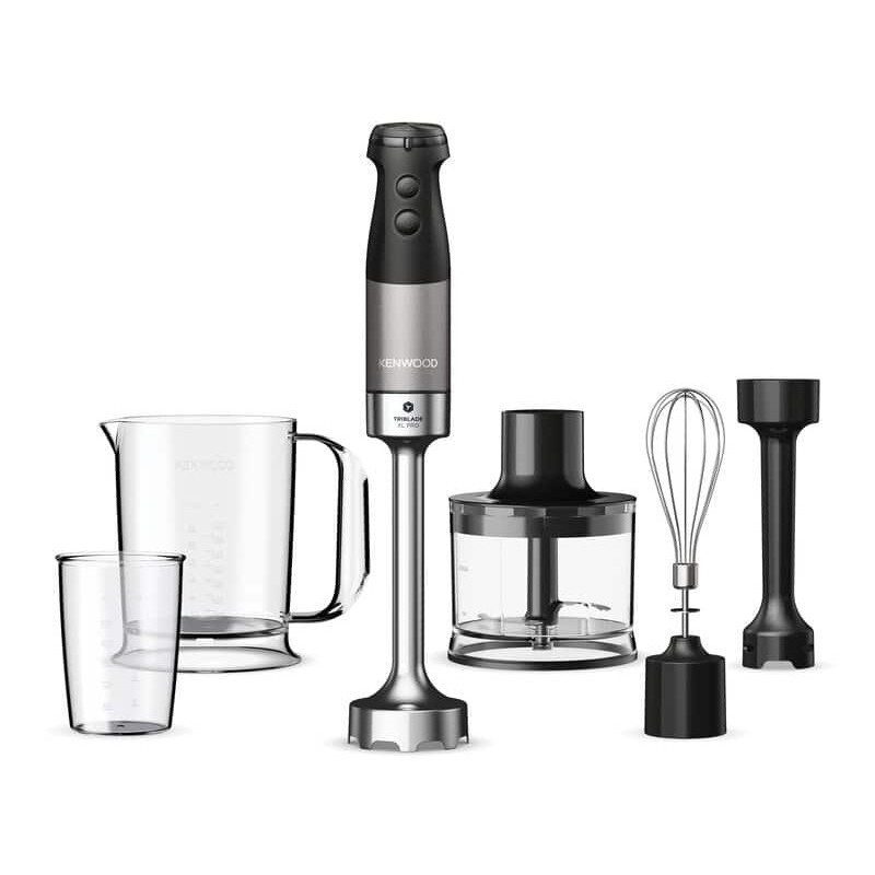 Kenwood Triblade XL Pro Mélangeur par immersion 1200 W Gris, Noir, Argent