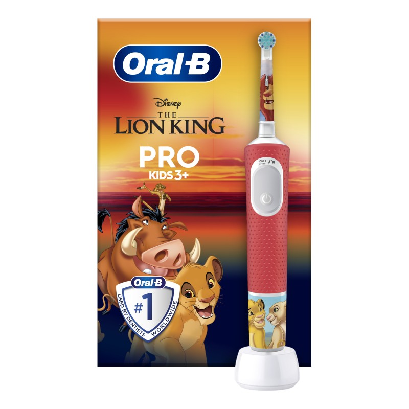 Oral-B Kids VITALITYPROLIONK Elektrische Zahnbürste Kind Rotierende-vibrierende Zahnbürste Mehrfarbig