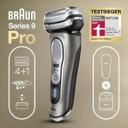 Braun Series 9 Pro 9485cc Rasoio Trimmer Nero, Argento