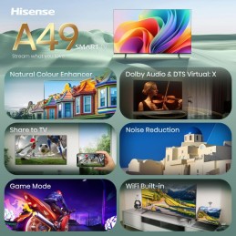 Hisense 32A49S 81,3 cm (32") HD Smart TV Wifi Negro