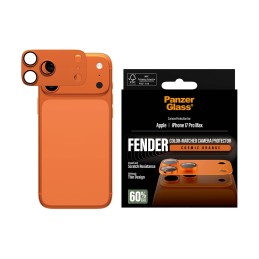 PanzerGlass ® Fender Kameraschutz Cosmic Orange iPhone 17 Pro Max