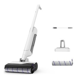 Rowenta X-Clean 10 GZ7540 Aspiradora escoba Batería Seca y húmeda Sin bolsa 200 W Plata, Blanco