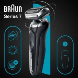 Braun Series 7 71-N1000s Máquina de afeitar de láminas Negro