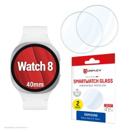 Displex 02208 smart wearable accessory Screen protector Transparent Tempered glass