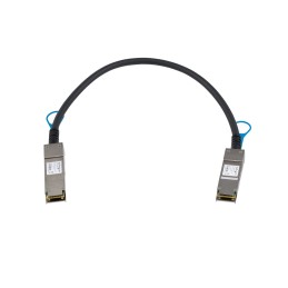 StarTech.com Cable de 0,5m Twinax Direct Attach QSFP+ a QSFP+ 40G Compatible con MSA sin Codificar- DAC de Cobre QSFP+ de 40