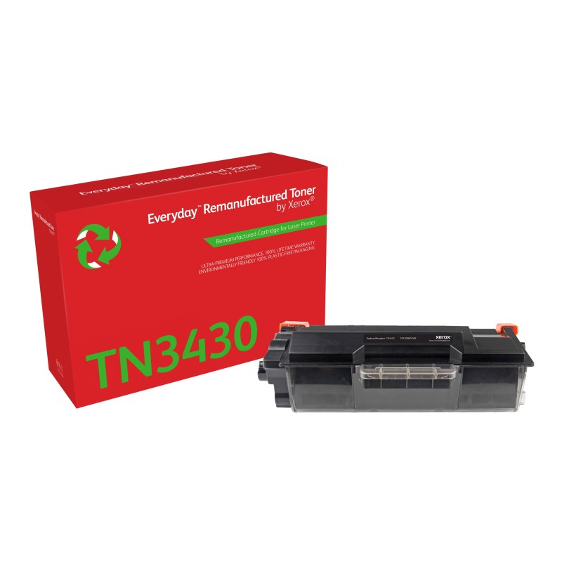 Toner rigenerato Everyday™ di Xerox Mono compatibile con Brother TN-3430, Capacità standard