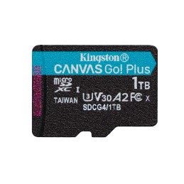 Kingston Technology 1 TB microSDXC Canvas Go Plus Gen4 200R A2 U3 Confezione singola senza ADP