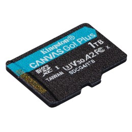 Kingston Technology 1TB microSDXC Canvas Go Plus Gen4 200R A2 U3 Einzelpaket ohne ADP