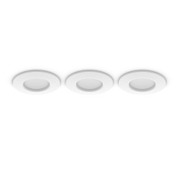 Philips Hue White and Color ambiance Luce da incasso sottile da 90 mm in confezione da 3