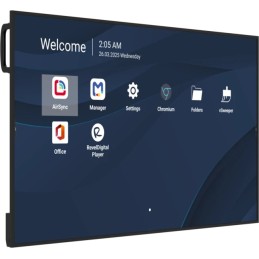 Viewsonic CDE5531-1C signage display Digital signage flat panel 55" LCD Wi-Fi 500 cd m² 4K Ultra HD Black Built-in processor