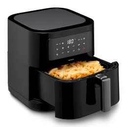 MEDION LIFE E40 XL Heißluftfritteuse MD 11740, ölfreies Frittieren, 9 Automatikprogramme, 5,2 L Korbvolumen