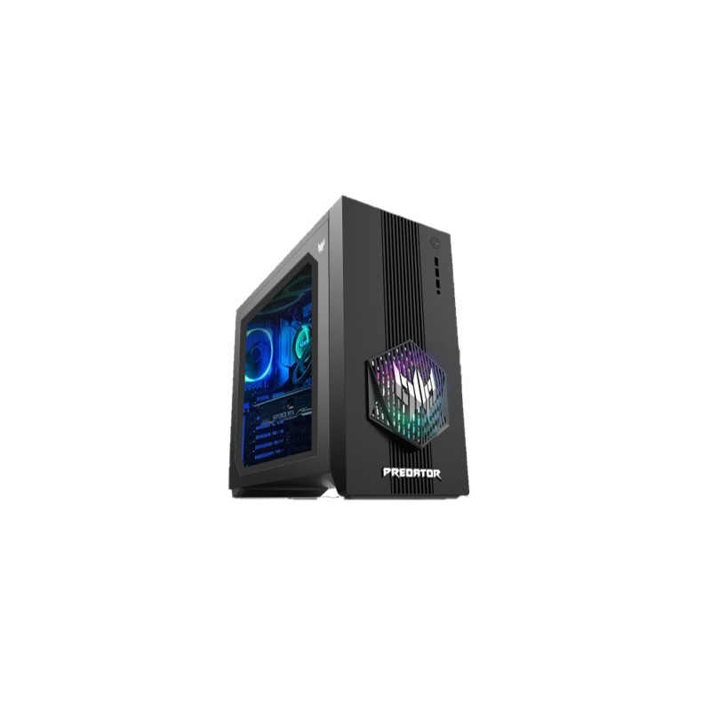 Acer Predator PO3-665 Intel Core Ultra 7 265F 32 GB DDR5-SDRAM 1 TB SSD NVIDIA GeForce RTX 5070 Windows 11 Home Desktop PC Black