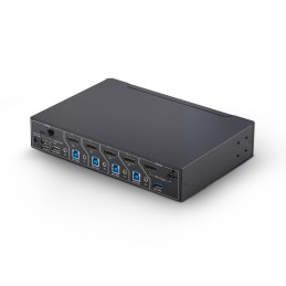 StarTech.com Switch KVM DisplayPort à 4 Ports avec Fonction Mouse Roaming et Multi-View   Picture-in-Picture, 4K 60 Hz, Hub USB