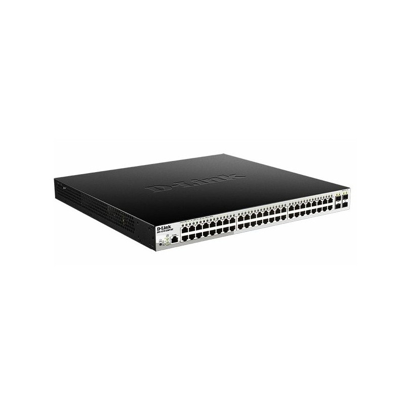 D-Link DGS-1210-52MP ME E commutateur réseau Géré L2+ Gigabit Ethernet (10 100 1000) 1U Noir, Gris