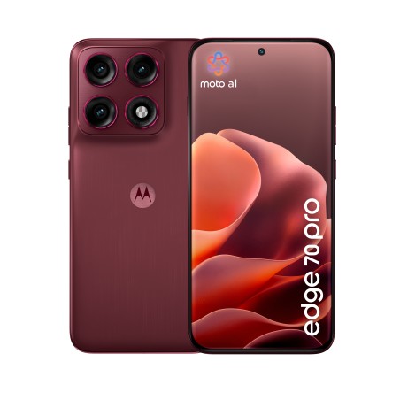 Motorola edge 70 pro 17,2 cm (6.78") Doppia SIM Android 16.0 5G USB tipo-C 8 GB 256 GB 6500 mAh Bordeaux