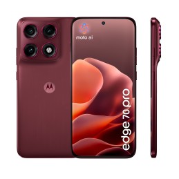 Motorola edge 70 pro 17,2 cm (6.78") Doppia SIM Android 16.0 5G USB tipo-C 8 GB 256 GB 6500 mAh Bordeaux