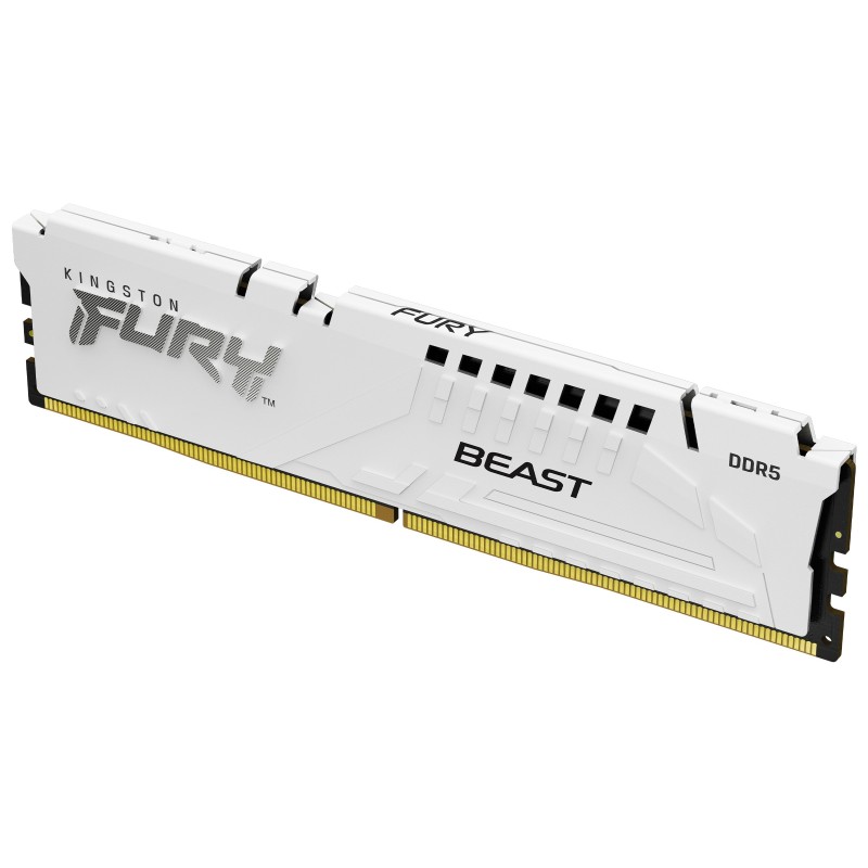 Kingston Technology FURY Beast 16GB 5600MT s DDR5 CL40 DIMM White XMP