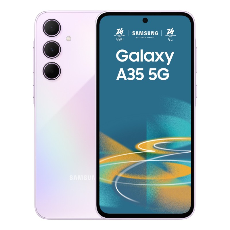 Samsung Galaxy A35 5G 16,8 cm (6.6") Ranura híbrida Dual SIM Android 14 USB Tipo C 6 GB 128 GB 5000 mAh Lila