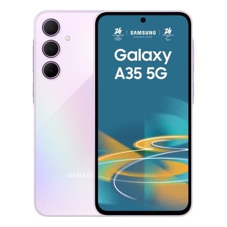 Samsung Galaxy A35 5G 16,8 cm (6.6") Ranura híbrida Dual SIM Android 14 USB Tipo C 6 GB 128 GB 5000 mAh Lila
