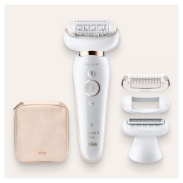 Braun Silk-épil 9 81688635 Epilierer 40 Pinzette Weiß, Gold