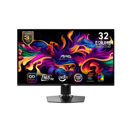 MSI MAG 321UPDE QD-OLED computer monitor 31.5" 3840 x 2160 pixels 4K Ultra HD Black