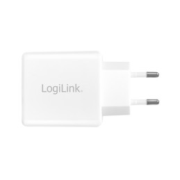 LogiLink PA0210W cargador de dispositivo móvil Smartphone, Tableta Blanco Corriente alterna Interior
