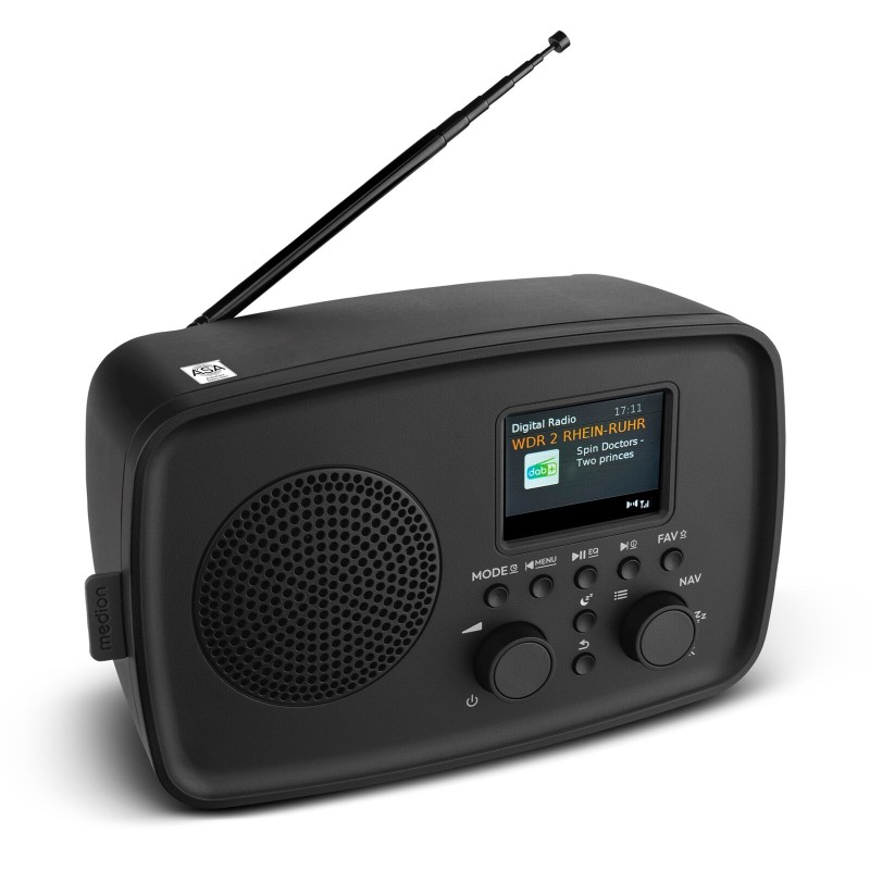 MEDION LIFE DRE-1 Persönlich Analog & Digital Schwarz