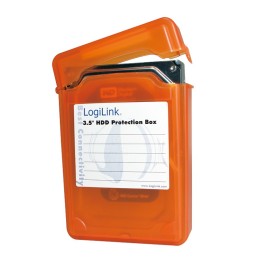 LogiLink UA0133O Housse de disques de stockage Orange
