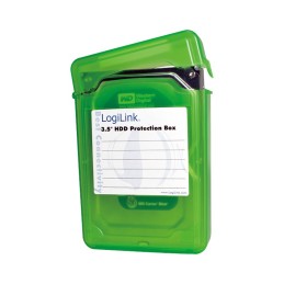 LogiLink UA0133G custodia per unità di archiviazione Cover Verde