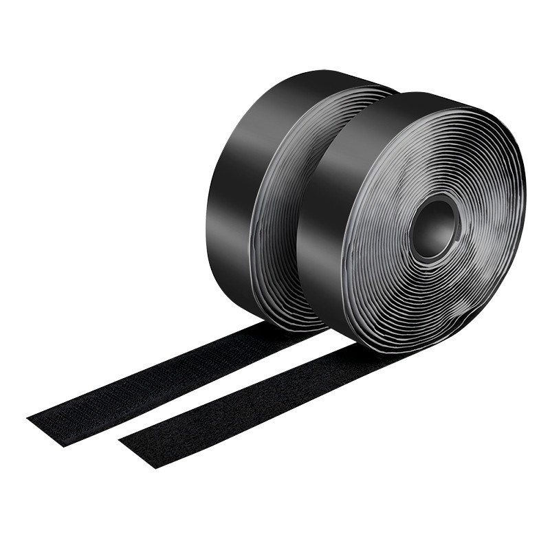 LogiLink KAB0080 fascetta Velcro cable tie Nero 2 pz