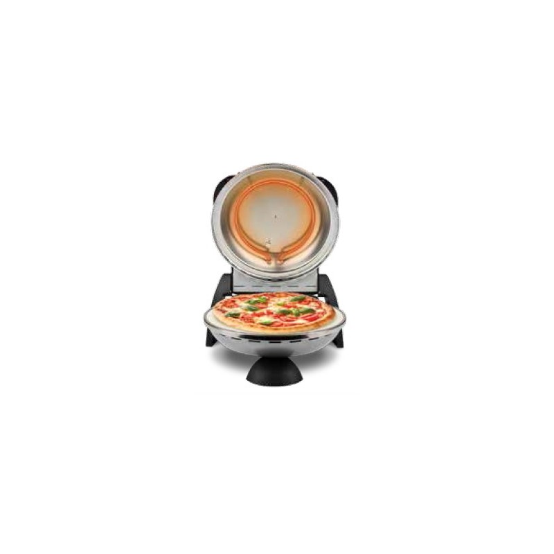 G3 Ferrari Delizia Machine et four à pizzas 1 pizza(s) 1200 W Noir, Argent