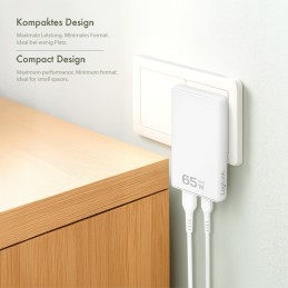 LogiLink PA0368 Caricabatterie per dispositivi mobili Universale Bianco AC Ricarica rapida Interno