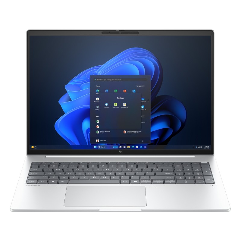 HP EliteBook 8 G1a AMD Ryzen™ 7 250 Computer portatile 40,6 cm (16") WUXGA 64 GB DDR5-SDRAM 1 TB SSD Wi-Fi 7 (802.11be) Windows