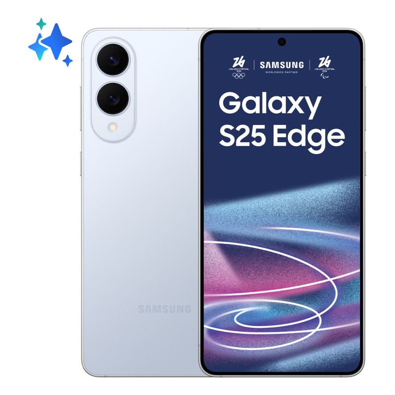 Samsung Galaxy S25 Edge 17 cm (6.7") Double SIM Android 15 5G USB Type-C 12 Go 512 Go 3900 mAh Bleu