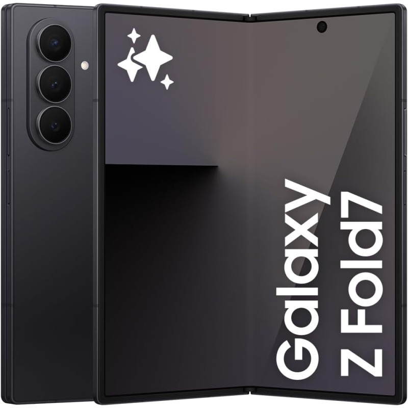 Samsung Galaxy Z Fold 7 SM-F966BZKBEEB smartphone 20,3 cm (8") Double SIM Android 16.0 5G USB Type-C 12 Go 256 Go 4400 mAh Noir