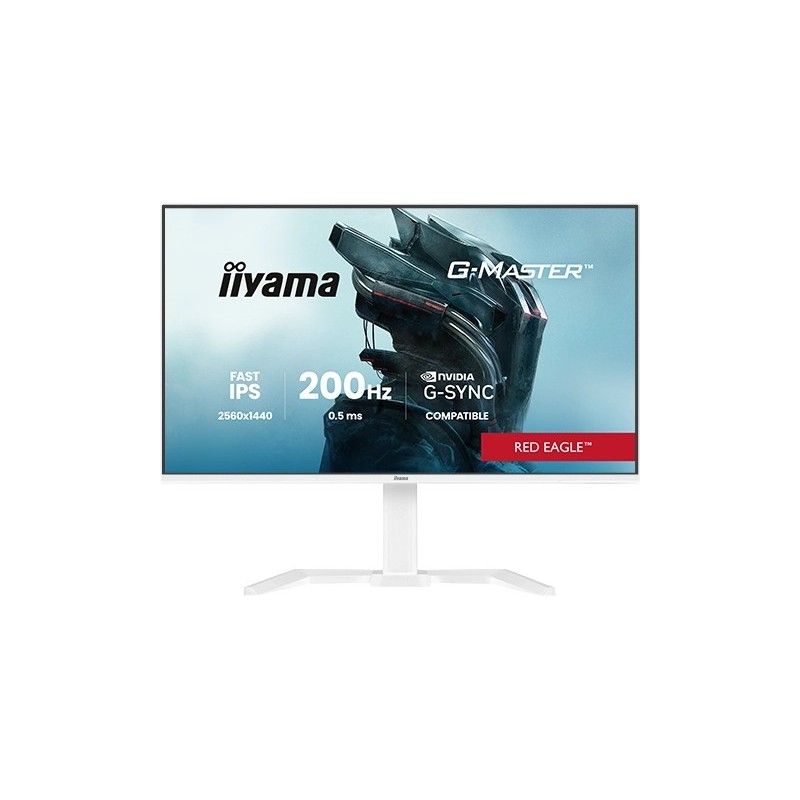 iiyama G-MASTER GB2771QSU-W1 pantalla para PC 68,6 cm (27") 2560 x 1440 Pixeles Wide Quad HD Blanco