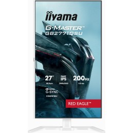 iiyama G-MASTER GB2771QSU-W1 pantalla para PC 68,6 cm (27") 2560 x 1440 Pixeles Wide Quad HD Blanco