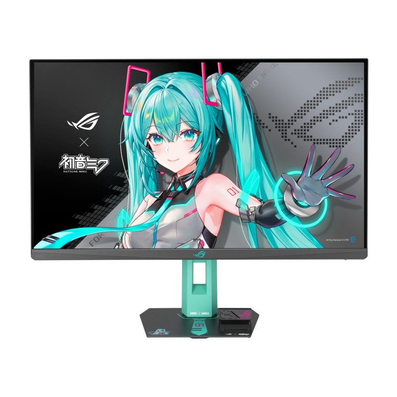 ASUS ROG Strix XG27ACMEG-G Hatsune Miku Edition computer monitor 27" 2560 x 1440 pixels Wide Quad HD LCD Multicolor