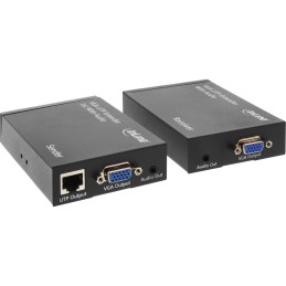 InLine VGA Extender Verlängerung über UTP, mit Audio, bis 300m