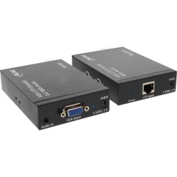 InLine VGA Extender via Lan RJ45, Audio, 300m Max.
