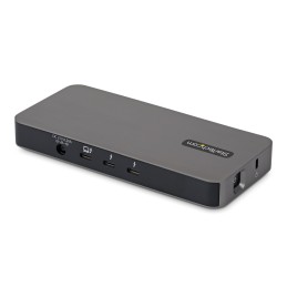 StarTech.com Hub Thunderbolt 5 de 4 Puertos con KVM Thunderbolt Share - 80 120Gbps - Multipantallas 8K - PD 140W - USB-A 10Gbps