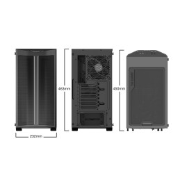 be quiet! Pure Base 500 DX Noir | Boîtier PC ARGB vitré, Mini ITX   Micro ATX   ATX, 3 ventilateurs Pure Wings 2 140 mm