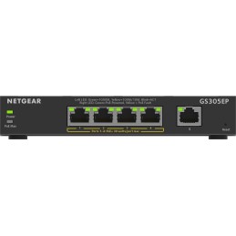 NETGEAR GS305EP Managed L2 L3 Gigabit Ethernet (10 100 1000) Power over Ethernet (PoE) Black