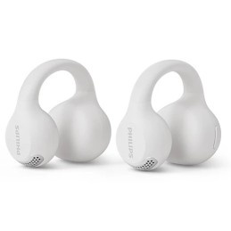Philips Serie 2000 TAQ2000WT Auricolare True Wireless Stereo (TWS) clip auricolare, A orecchio aperto Musica e Chiamate