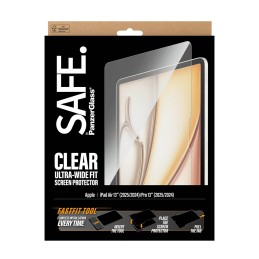 PanzerGlass SAFE. by ® Screen Protector iPad Air 13" (2024-2026) | Pro 13" (2024-2025) | Ultra-Wide Fit w. FASTFIT TOOL Clear