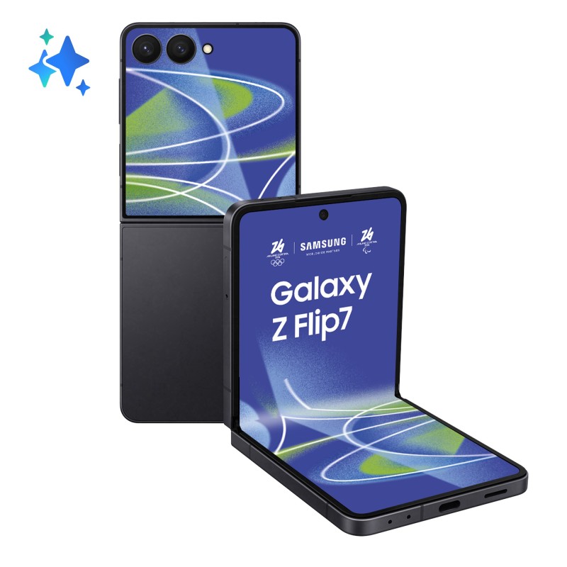 Samsung Galaxy Z Flip7 17,3 cm (6.8") 5G 12 GB 512 GB 4300 mAh Schwarz