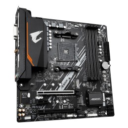 GIGABYTE B550M AORUS ELITE AX Scheda madre - CPU AMD Ryzen 5000, VRM a 5+3 fasi, fino a 4733 MHz DDR4, 1xPCIe 4.0 + 1xPCIe 3.0